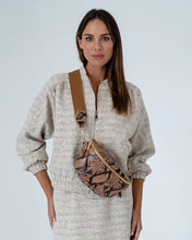 Load image into Gallery viewer, Zara Sling Bag -Caramel Python