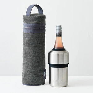Huski  Wine Cooler Tote - Charcoal/Grey