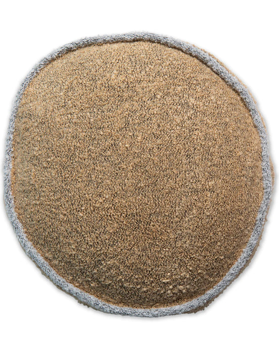 Round Boucle Cushion - Apricot Delight