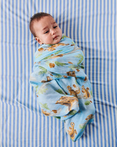 Swaddle Bamboo - Squirrel Scurry