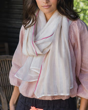 Load image into Gallery viewer, EK Scarf - Taupe Stripe