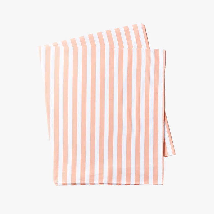 Tablecloth - Woven Stripe Pink