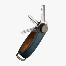 Load image into Gallery viewer, Orbitkey Key Organiser - Crazy Horse Marine Blue