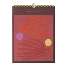 Load image into Gallery viewer, Birthday Calendar - Arty
