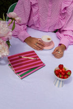 Load image into Gallery viewer, A5 Notebook - Stripes Pink