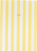 Load image into Gallery viewer, A5 Notebook - Stripes yellow