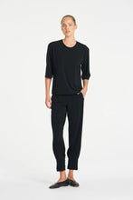 Load image into Gallery viewer, Powder Knit Plaza Crew Top - Black