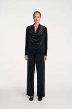 Load image into Gallery viewer, Drape Top - Black