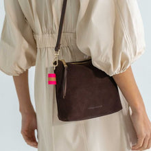 Load image into Gallery viewer, Alexis Crossbody - Chocolate Suede