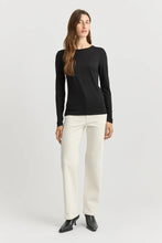 Load image into Gallery viewer, Crew Merino Tee - Black
