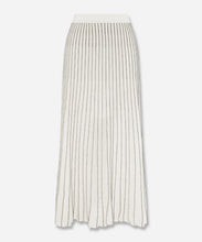 Load image into Gallery viewer, Midi Radial Skirt - Cream / Black 160602