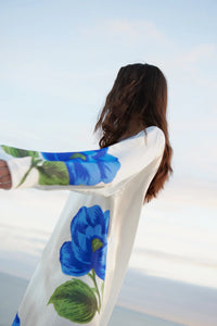 Heidi Dress - Foam /Celeste