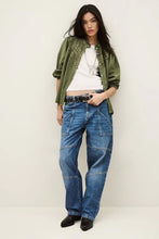 Load image into Gallery viewer, Gilra Embroided Blouse - Kaki