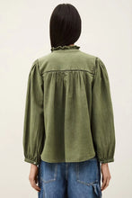Load image into Gallery viewer, Gilra Embroided Blouse - Kaki