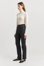 Load image into Gallery viewer, Turtle Neck Merino Tee - Warm White
