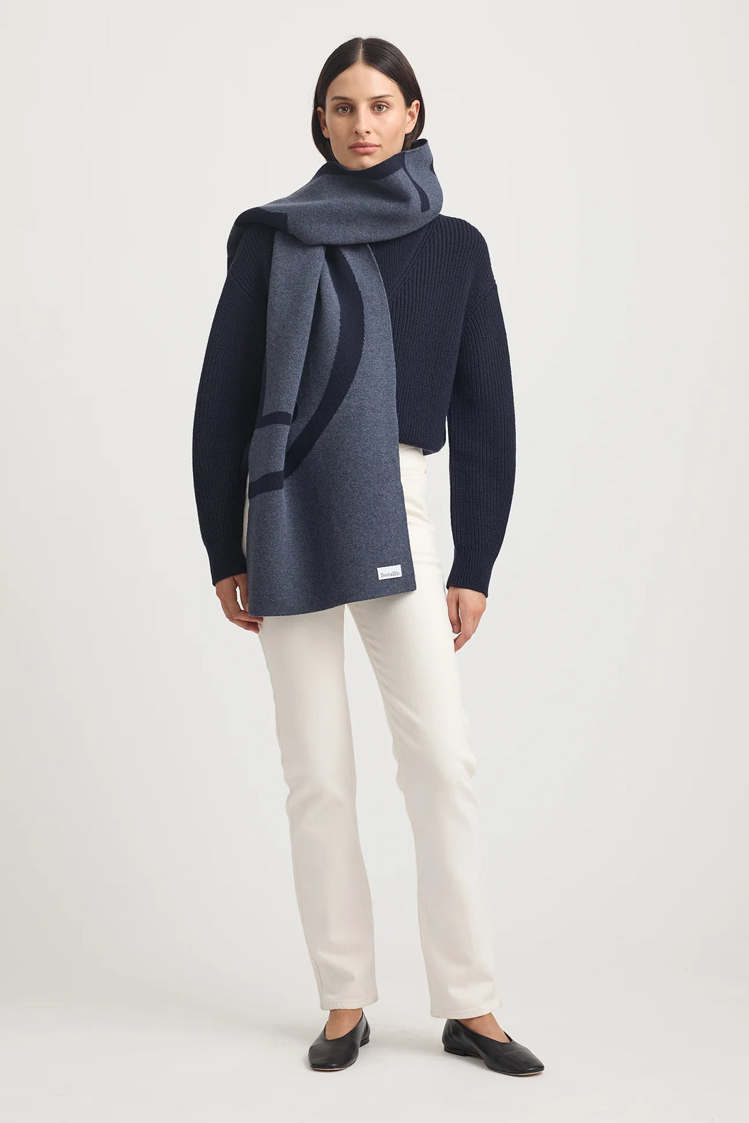 Toorallie Logo Scarf - Navy