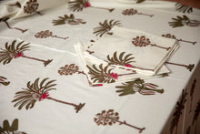 Load image into Gallery viewer, Los Cabos Table Cloth - White Hibiscus