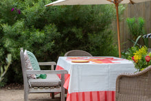 Load image into Gallery viewer, Big Lobster Catch  Tablecloth - White / Hibiscus