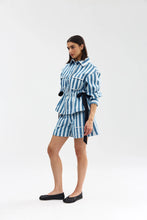 Load image into Gallery viewer, Darcy Jacket - Powder denim Stripe