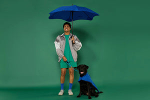 Classic Umbrellas - Blue Monogram