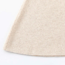 Load image into Gallery viewer, Cashmere Blend Ribbed Slip Skirt - Shell