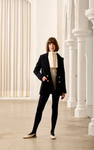 Load image into Gallery viewer, Raffaella Reefer Coat Jacket - Ink