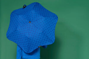 Metro Umbrella - Blue Monogram