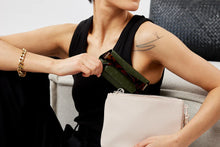 Load image into Gallery viewer, Glasses Case - Ostrich Print Olive
