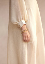 Load image into Gallery viewer, Marrakesh Kaftan - Ivory Gold Shimmer