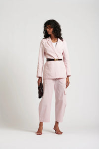 Le Weekend Cotton Nylon Pant - Icy Pink