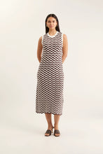 Load image into Gallery viewer, Riva Dress - Choc/Ivory