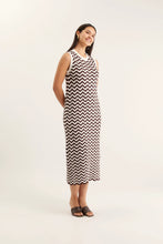 Load image into Gallery viewer, Riva Dress - Choc/Ivory