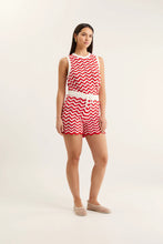 Load image into Gallery viewer, Alba Short - Red/White
