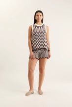 Load image into Gallery viewer, Pearle Top - Choc/Ivory