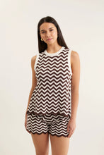 Load image into Gallery viewer, Pearle Top - Choc/Ivory