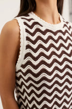 Load image into Gallery viewer, Pearle Top - Choc/Ivory
