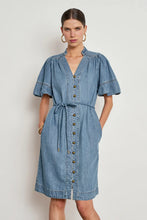 Load image into Gallery viewer, Honor dress - Mid Wash Denim