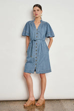 Load image into Gallery viewer, Honor dress - Mid Wash Denim