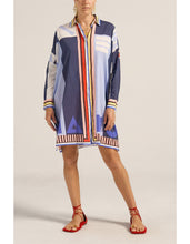 Load image into Gallery viewer, The Artemis Shirtdress - Blue