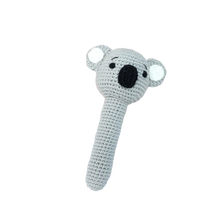 Load image into Gallery viewer, 100% Cotton Crochet Hand Rattle - Kali Koala