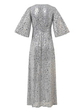 Load image into Gallery viewer, Conny Sequin Maxi dress - Silver