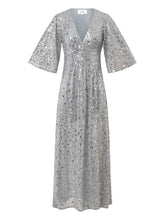 Load image into Gallery viewer, Conny Sequin Maxi dress - Silver