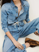 Load image into Gallery viewer, Myrella button pocket Jumpsuit - Bluejeans