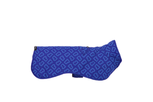 Dog Coat - Blue Monogram