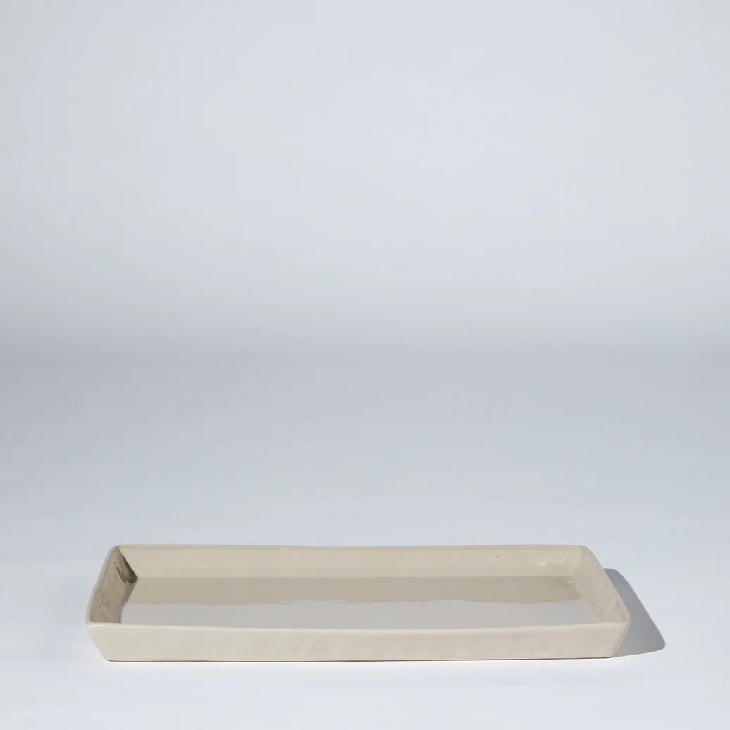 Cloud Rectangle Plater XL - Chalk