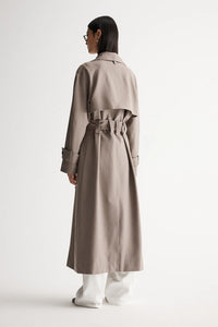 Marie Trench Coat - granite