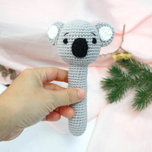Load image into Gallery viewer, 100% Cotton Crochet Hand Rattle - Kali Koala