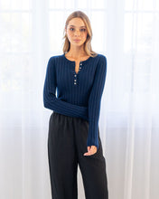 Load image into Gallery viewer, Henly Rib Knit - Navy