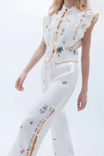 Load image into Gallery viewer, Vacay All Day Scallop Tie Top- Pearl