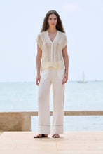 Load image into Gallery viewer, Rustic Sleeveless Sweater - Ecru